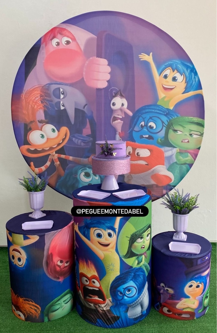 Tema Divertidamente Kit 2  - PEGUEEMONTEDABEL