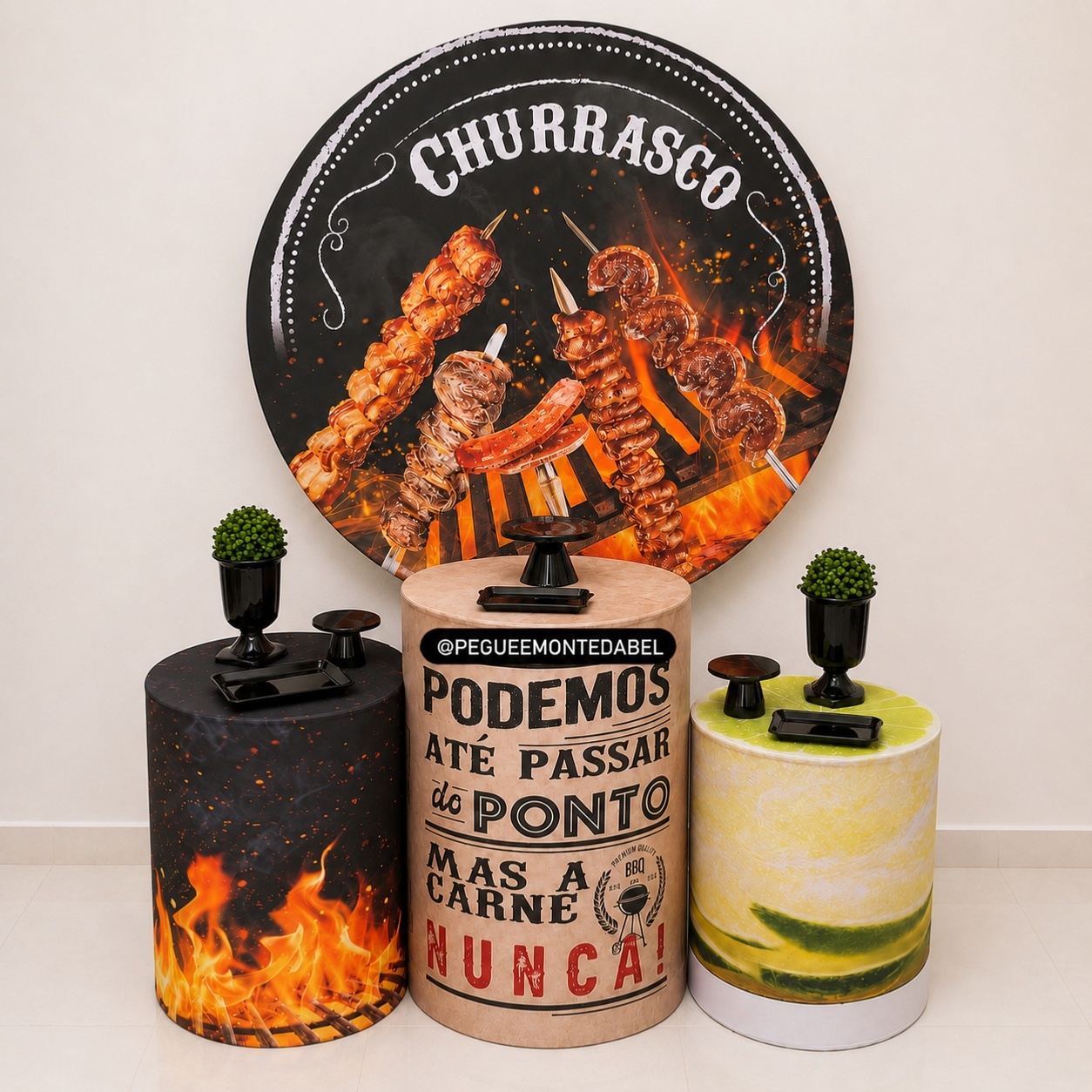 Adulto Churrasco Kit 1 - PEGUEEMONTEDABEL