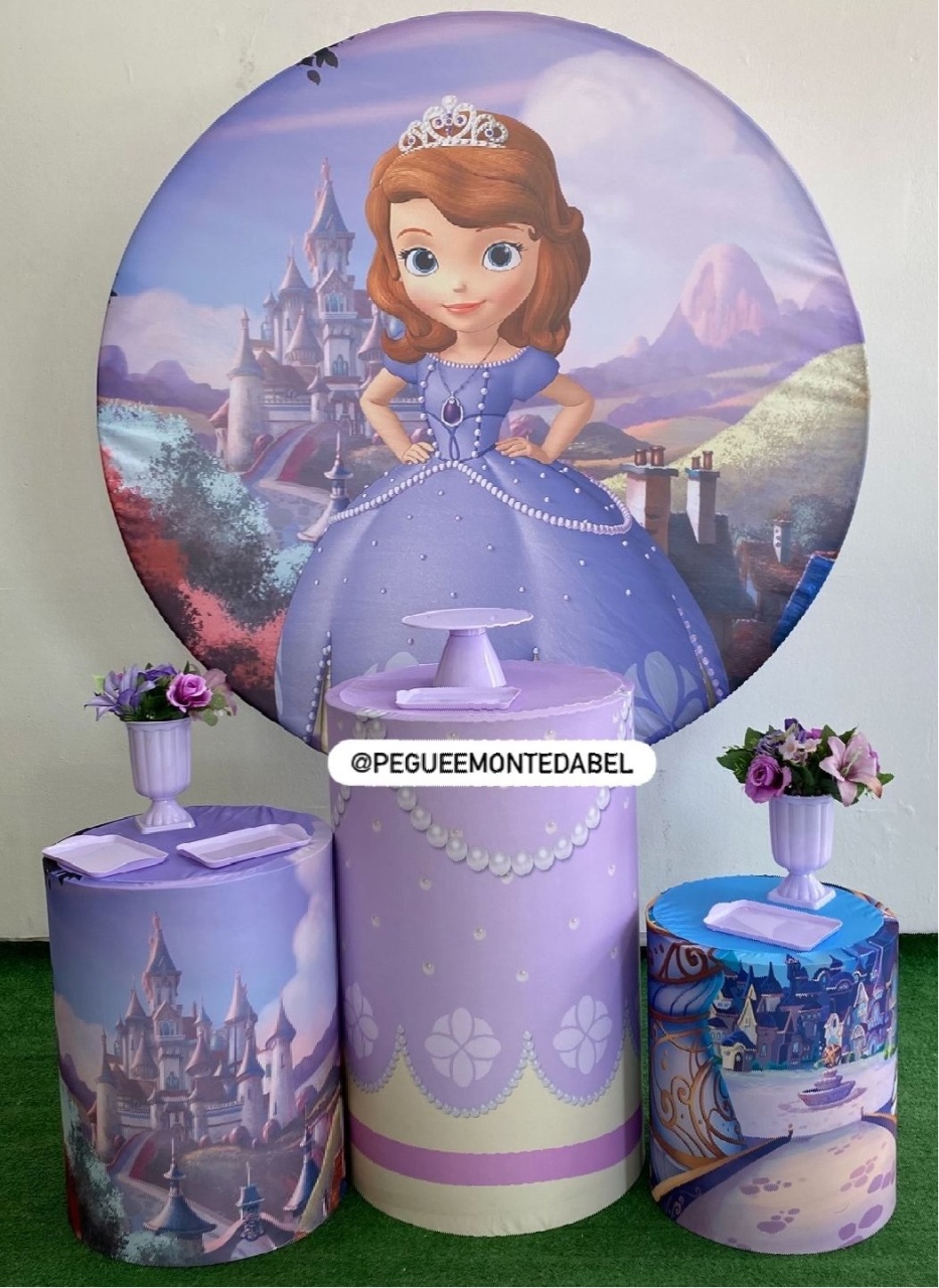 Tema Princesa Sofia Kit 1  - PEGUEEMONTEDABEL