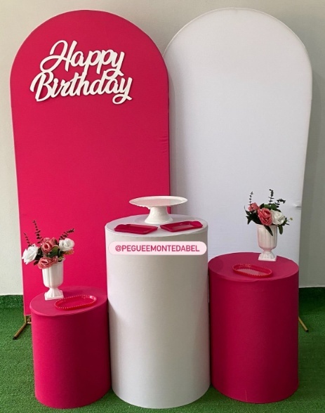 Adulto Branco E Pink  - PEGUEEMONTEDABEL