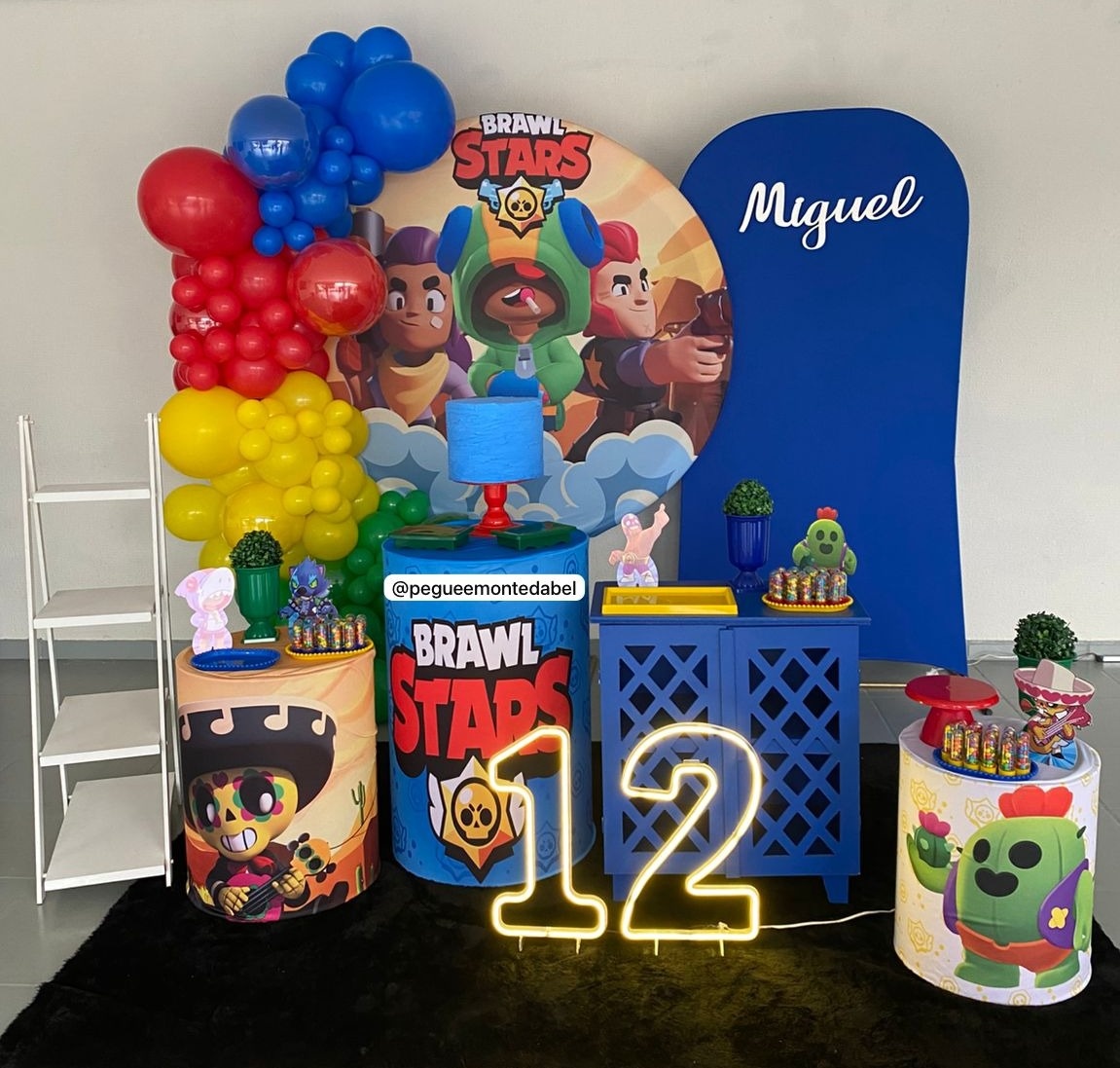 Decoração Brawl Stars - PEGUEEMONTEDABEL