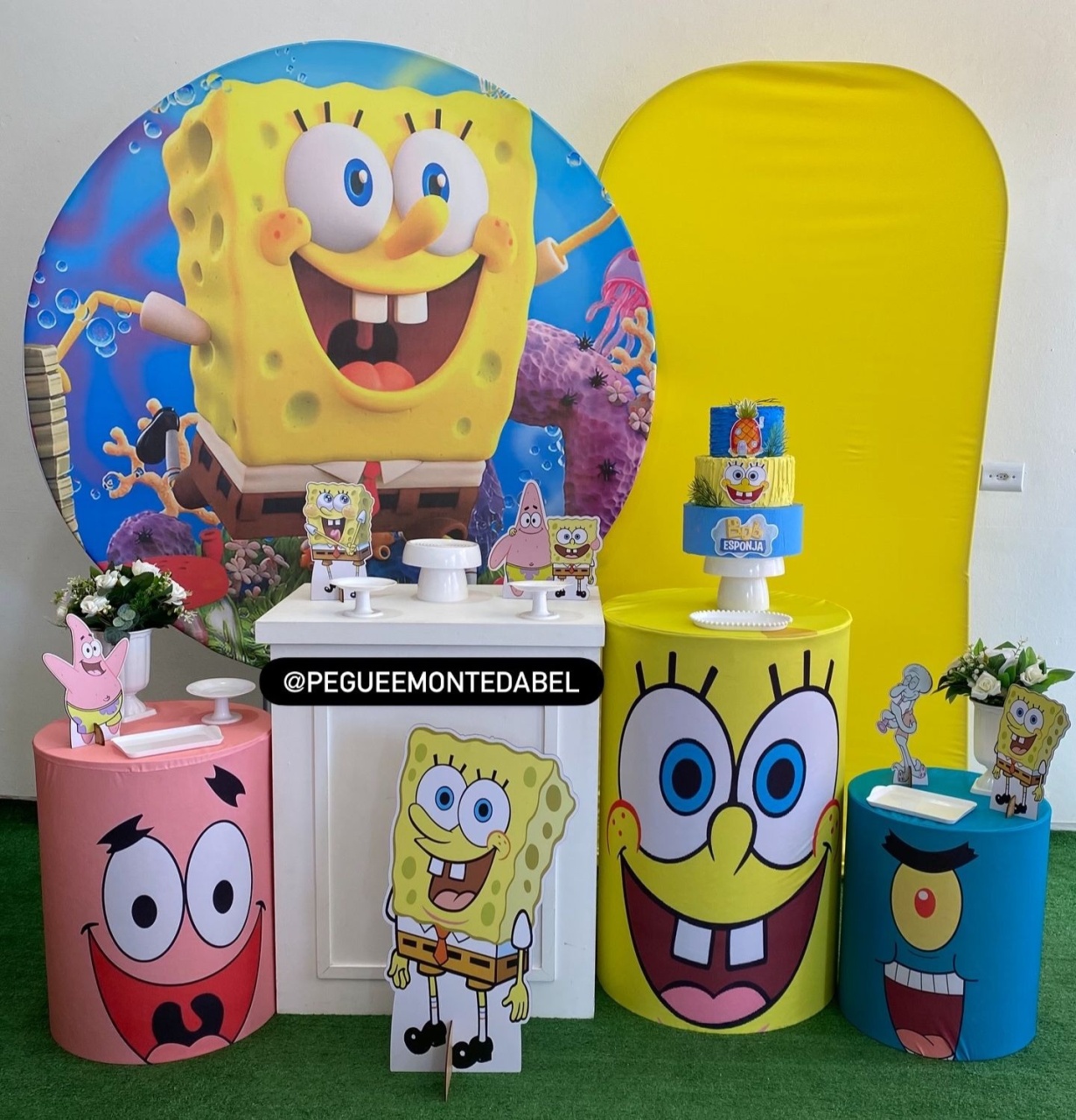 Tema Bob Esponja Kit 4  - PEGUEEMONTEDABEL