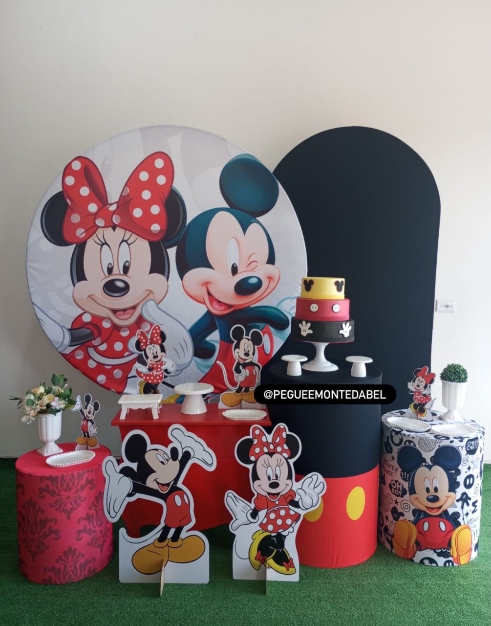 Tema Michey E Minnie Kit 4  - PEGUEEMONTEDABEL