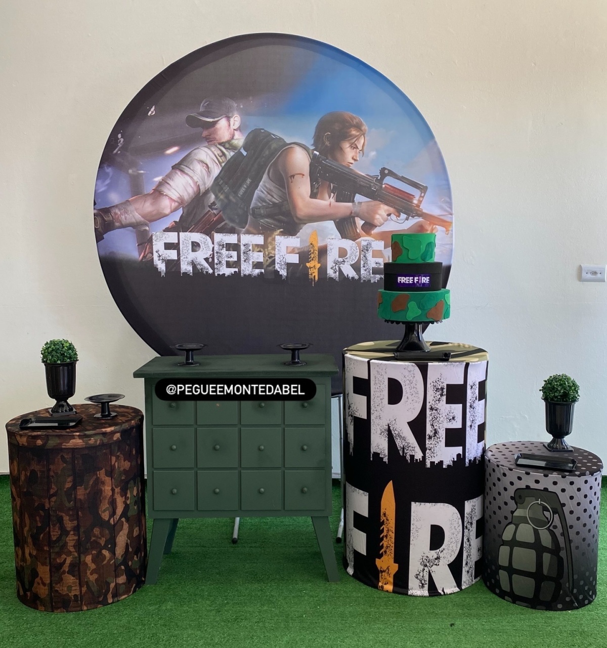Tema Free Fire Kit 3 - PEGUEEMONTEDABEL
