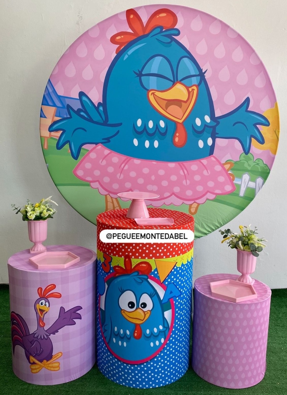 Tema Galinha Pintadinha Kit 1  - PEGUEEMONTEDABEL