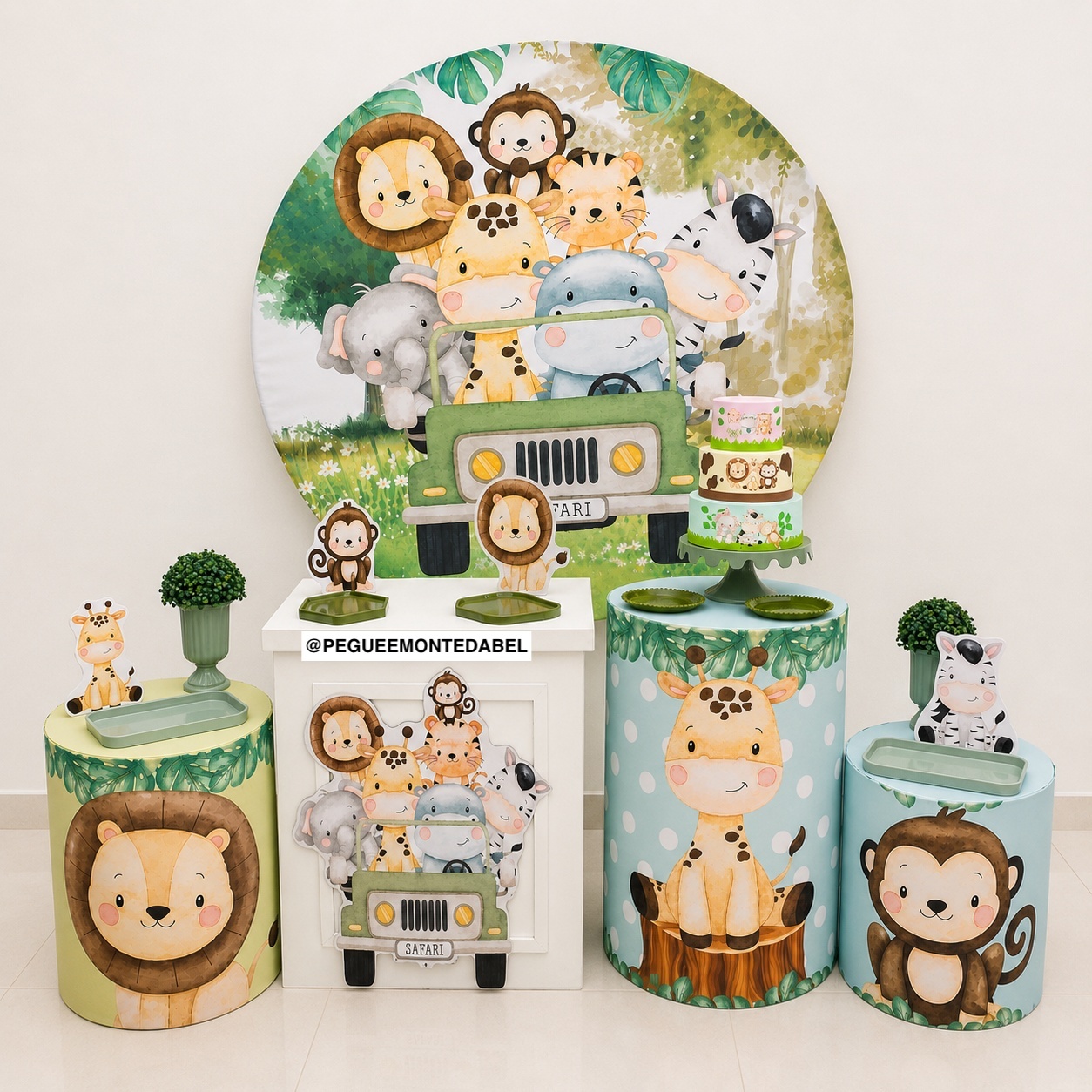 Tema Safari Kit 3 - PEGUEEMONTEDABEL
