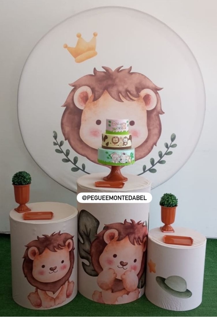 Tema Leãozinho Kit 2 - PEGUEEMONTEDABEL