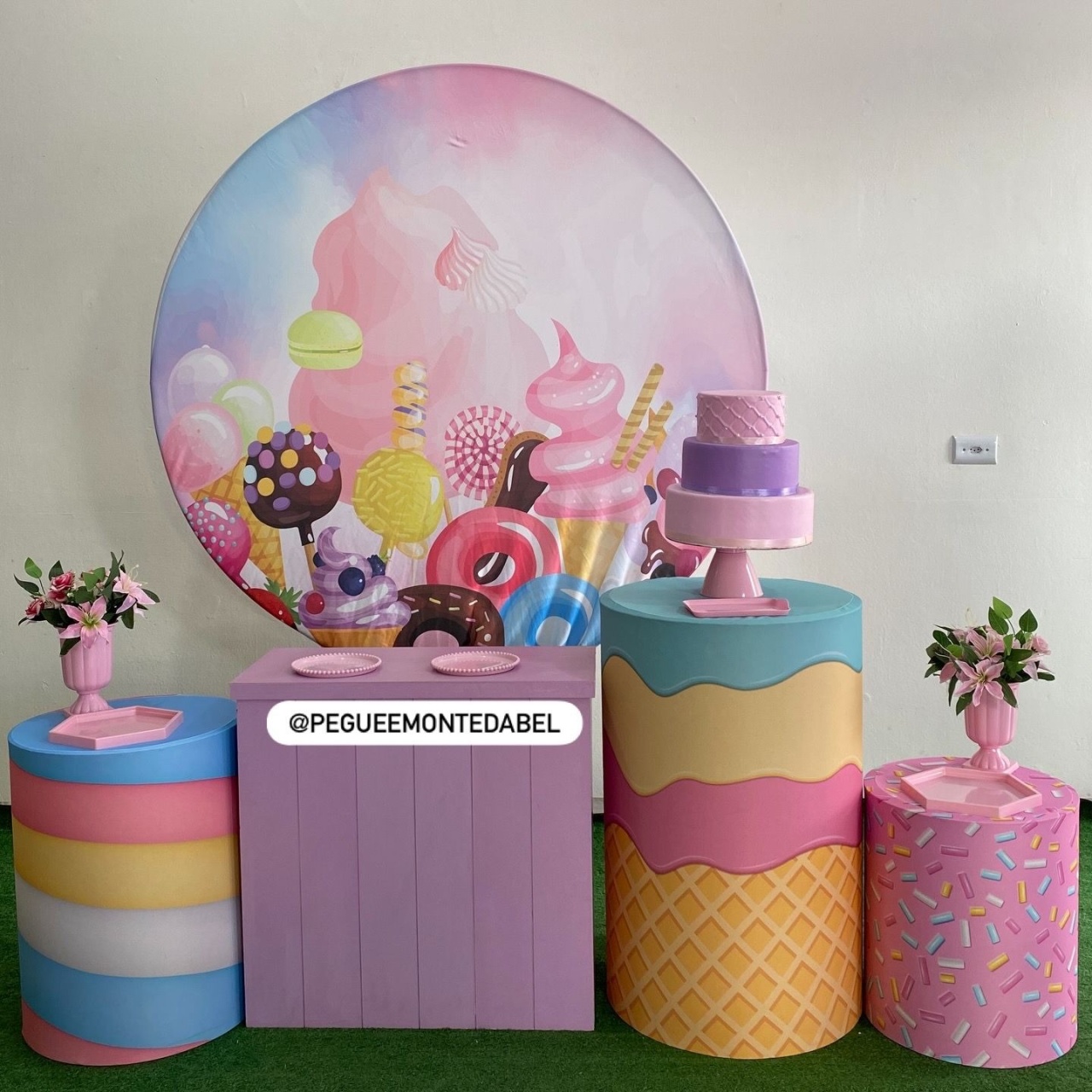 Tema Doces Kit 3  - PEGUEEMONTEDABEL