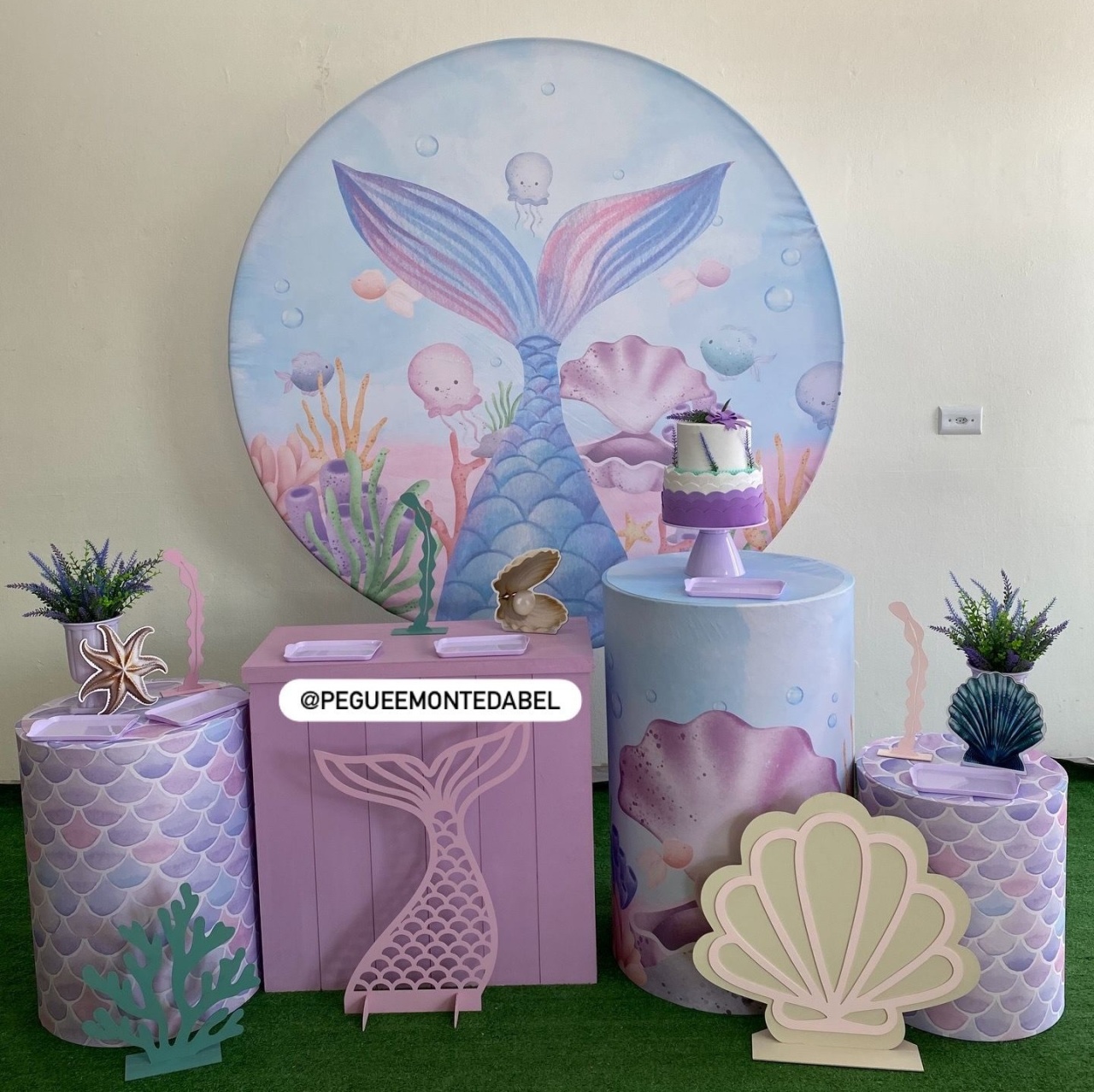 Tema Sereia Kit 3  - PEGUEEMONTEDABEL