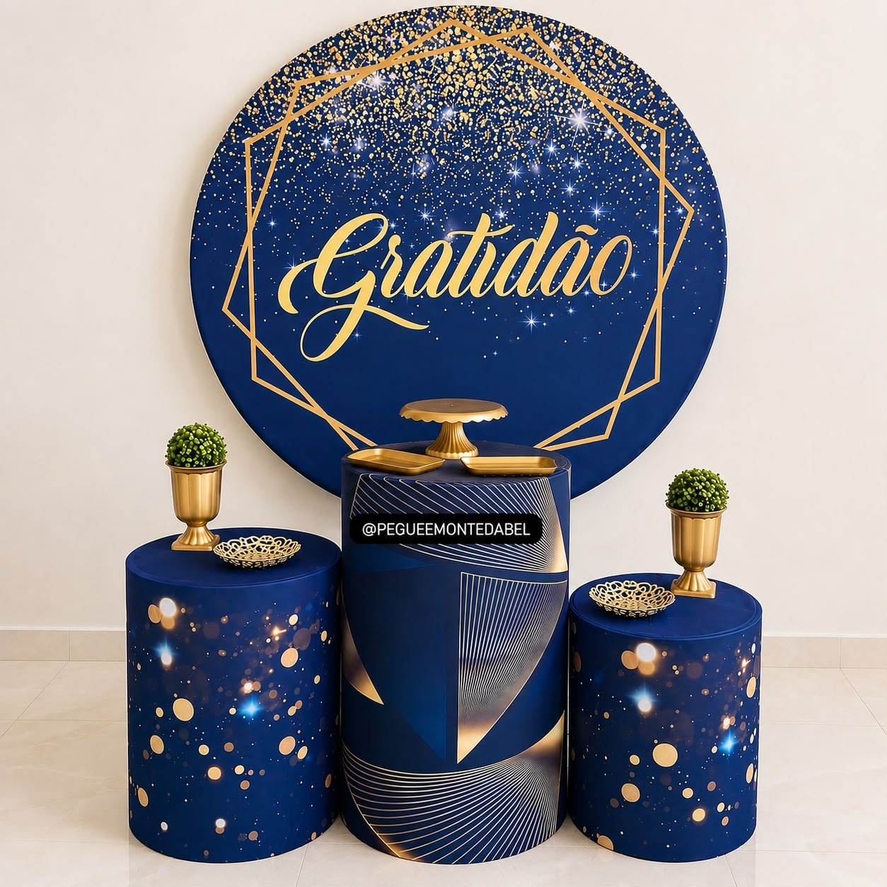 Adulto Azul Gratidão - PEGUEEMONTEDABEL