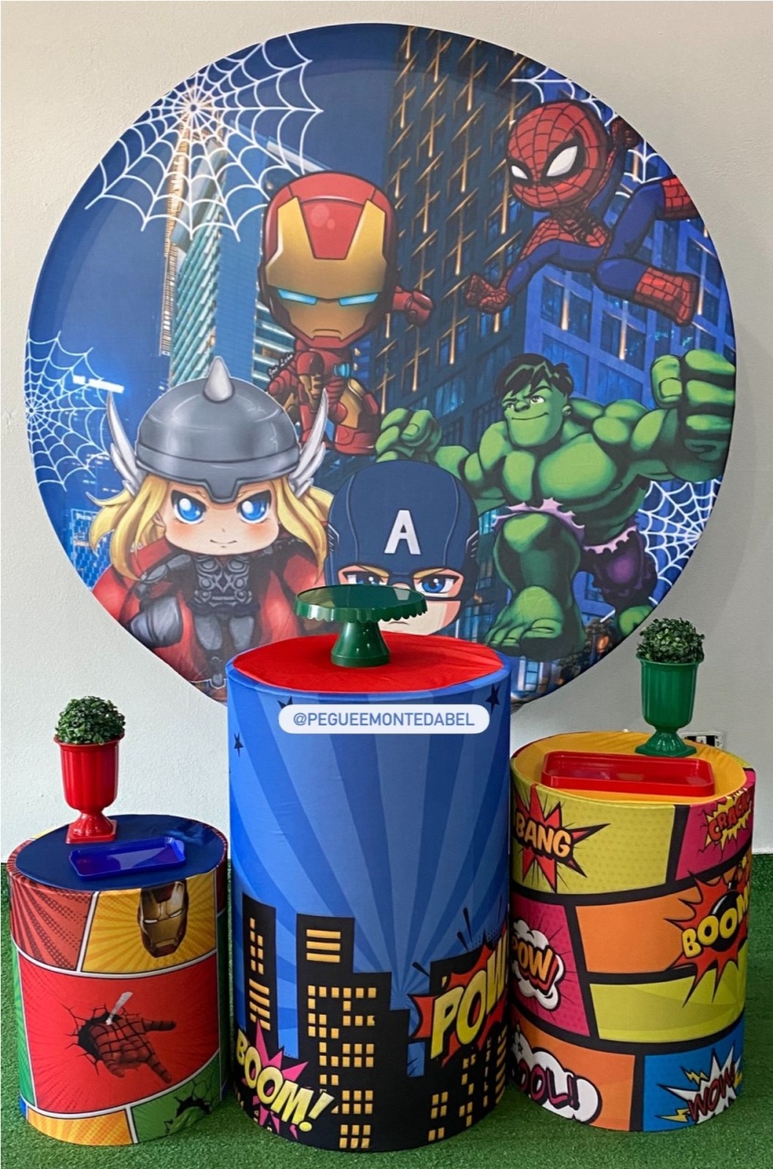 Tema Herois Baby Kit 1 - PEGUEEMONTEDABEL
