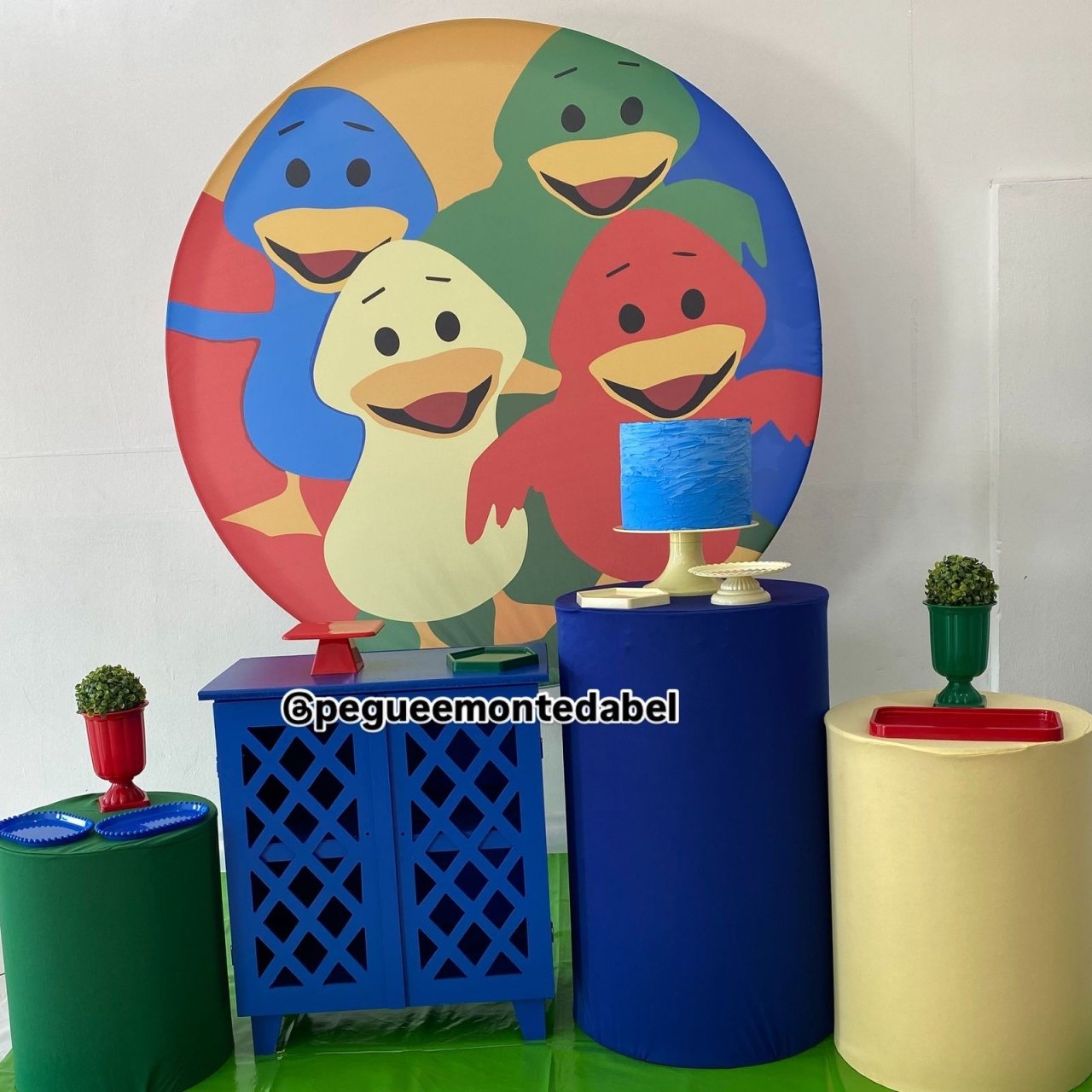 Tema Patinho Kit 3  - PEGUEEMONTEDABEL