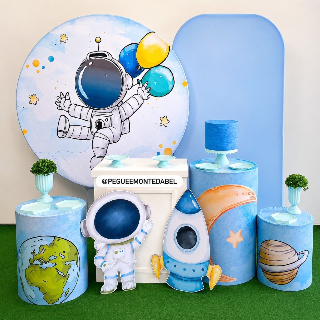Tema Astronauta Kit 4 - PEGUEEMONTEDABEL