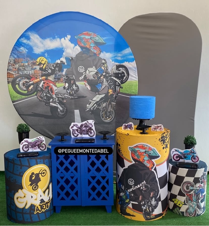 Tema Moto Grau  Kit 4 - PEGUEEMONTEDABEL