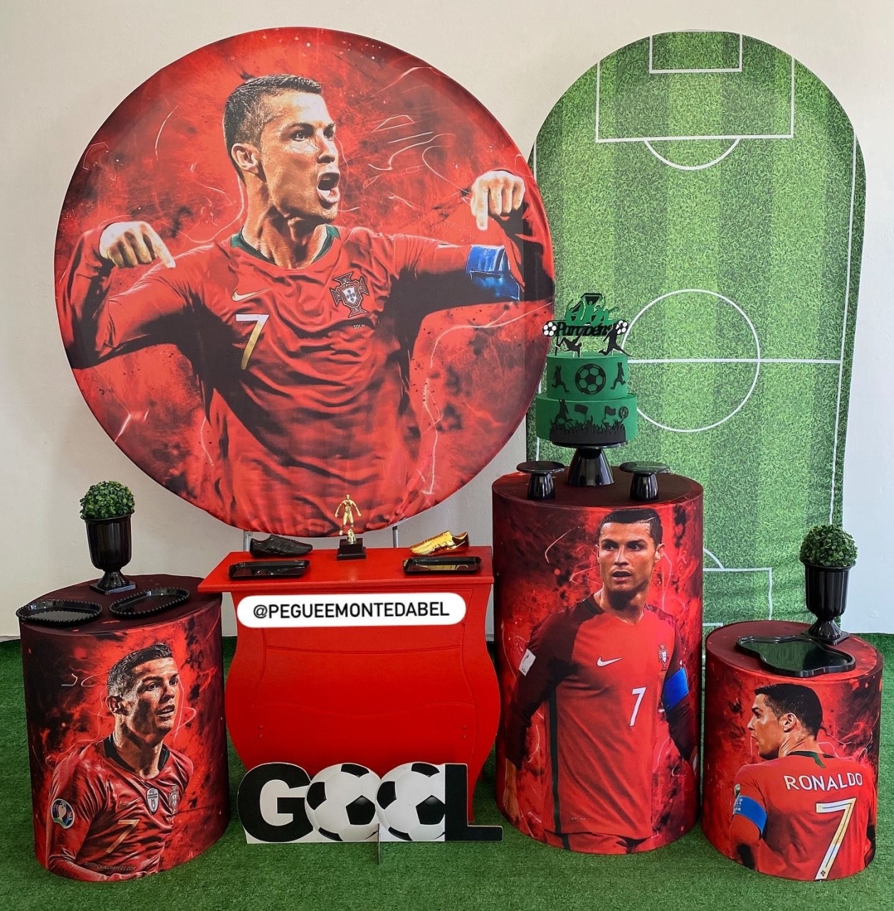 Tema Cristiano Ronaldo Kit  4 - PEGUEEMONTEDABEL