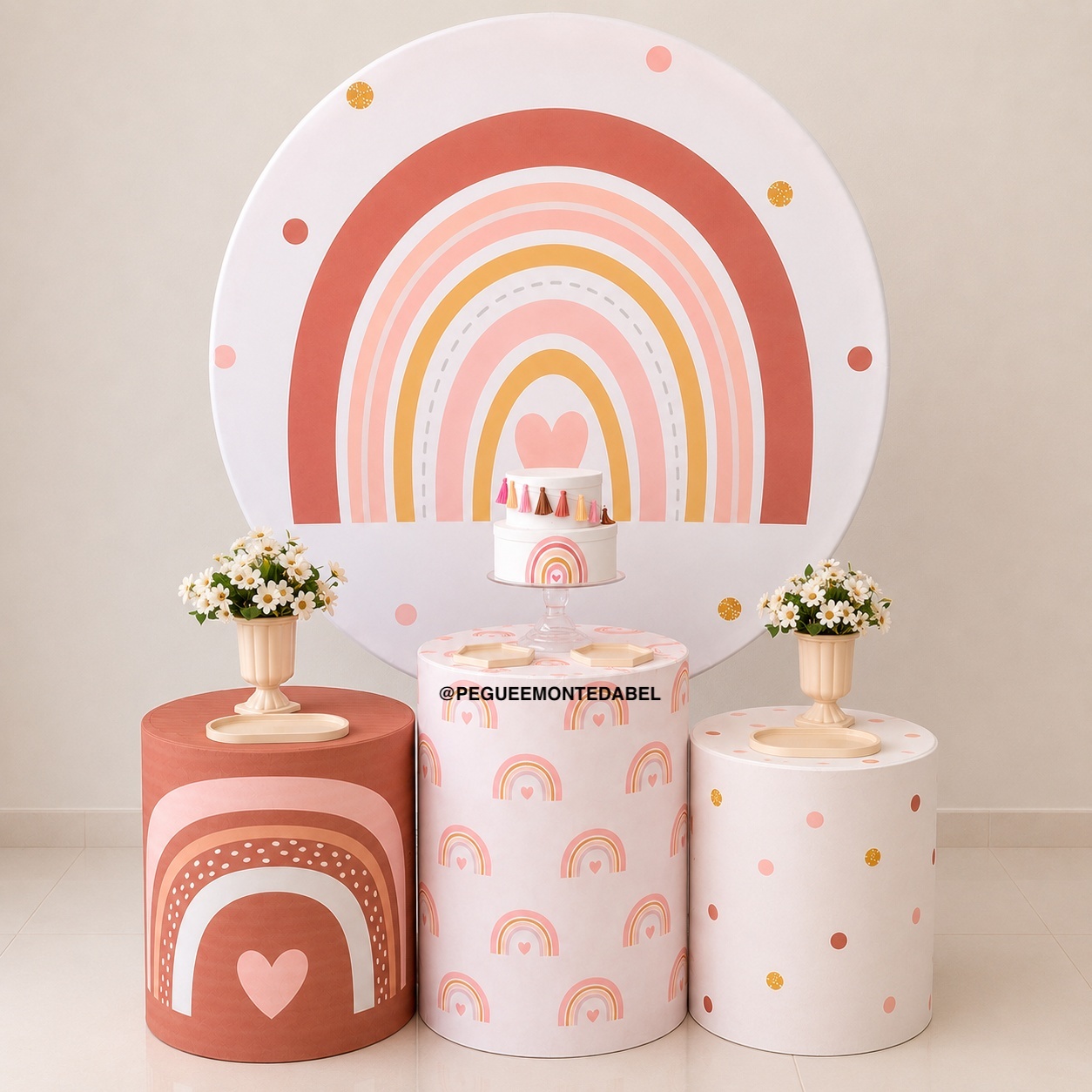 Arco Iris Boho Kit 2 - PEGUEEMONTEDABEL