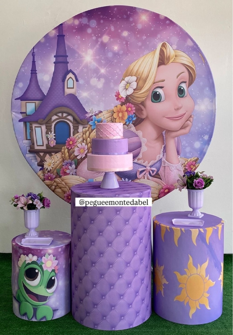Tema Rapunzel Kit 2  - PEGUEEMONTEDABEL