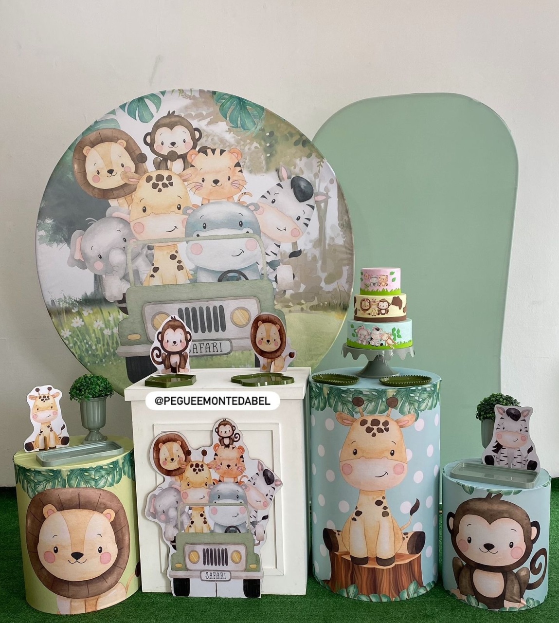 Tema Safari Kit 4  - PEGUEEMONTEDABEL