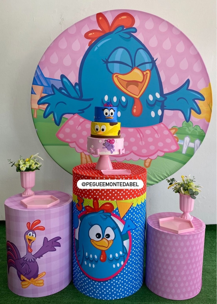 Tema Galinha Pintadinha Kit 2  - PEGUEEMONTEDABEL