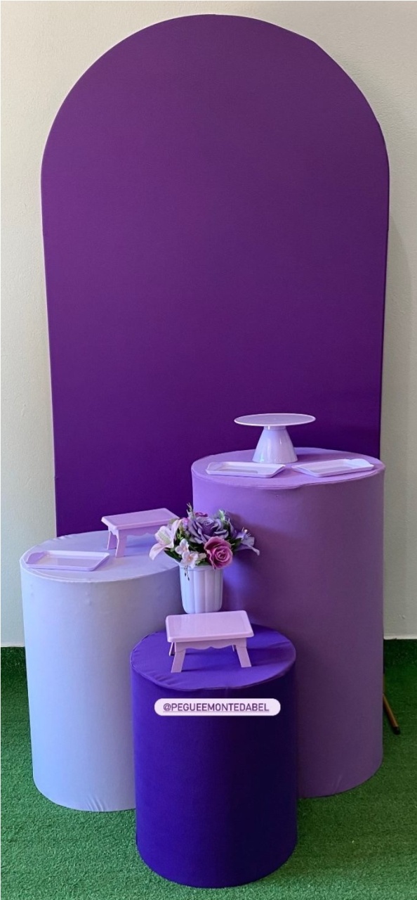 Adulto Roxo E Lilas  - PEGUEEMONTEDABEL