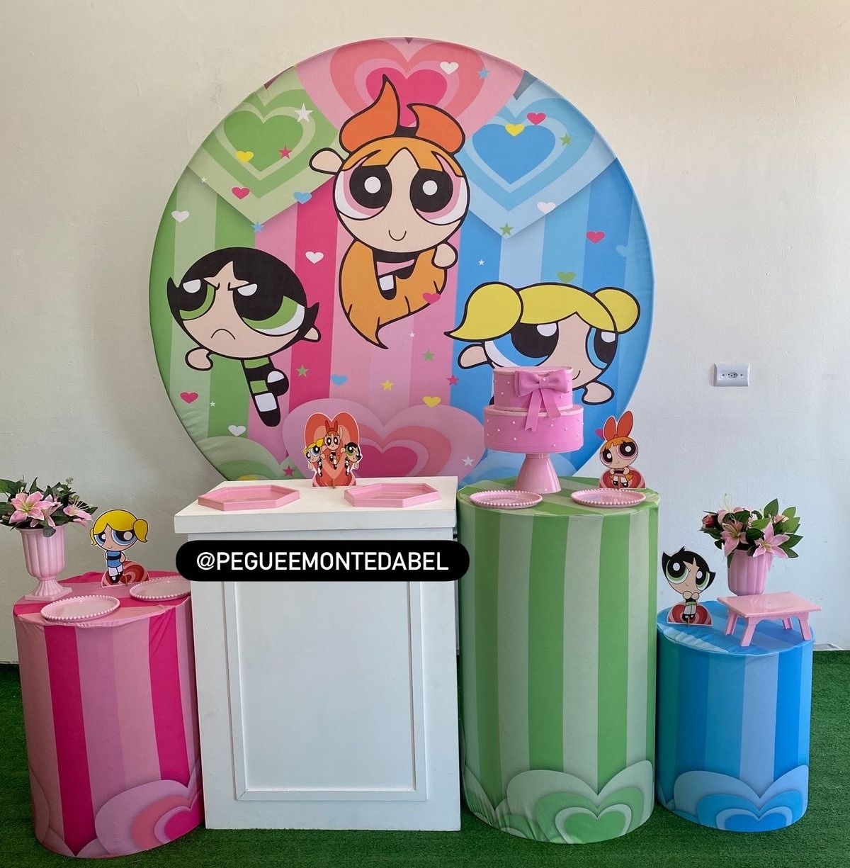 Tema Meninas Super Poderosas Kit 3  - PEGUEEMONTEDABEL