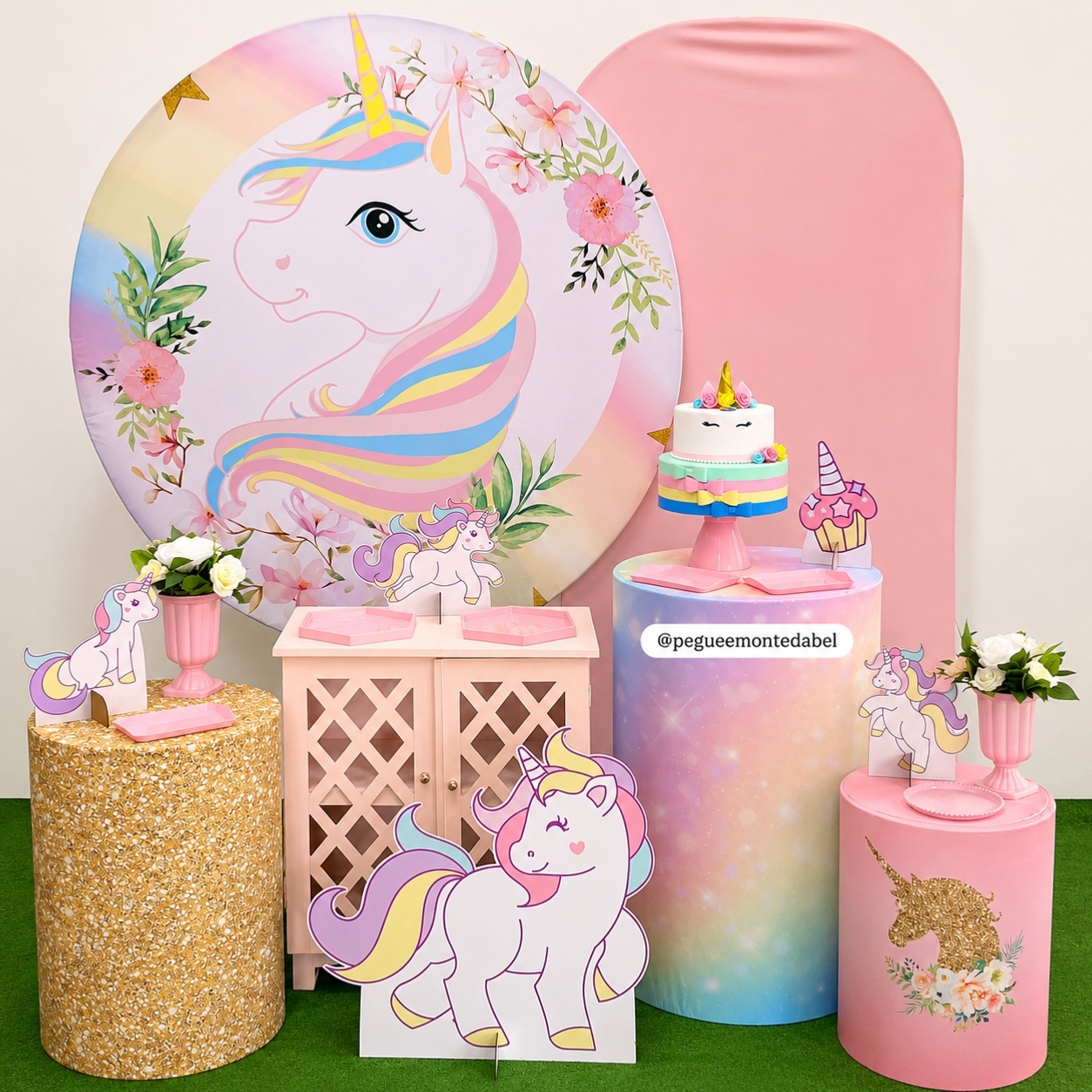 Tema Unicornio Kit 4 - PEGUEEMONTEDABEL