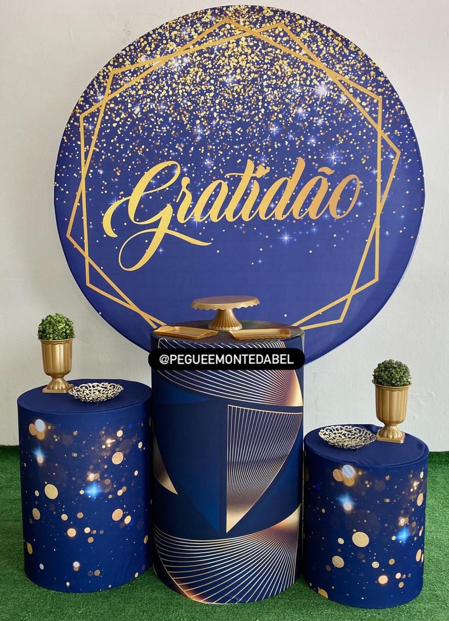 Adulto Azul Gratidão  - PEGUEEMONTEDABEL
