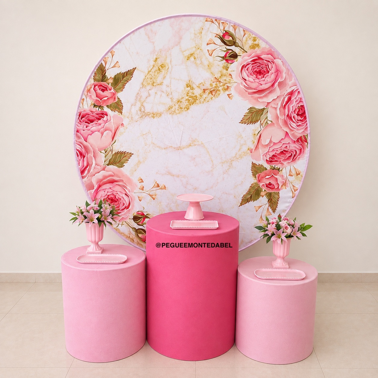Adulto Floral Rosa. - PEGUEEMONTEDABEL