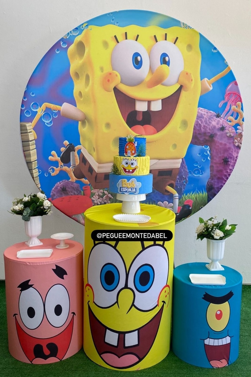 Tema Bob Esponja Kit 2  - PEGUEEMONTEDABEL