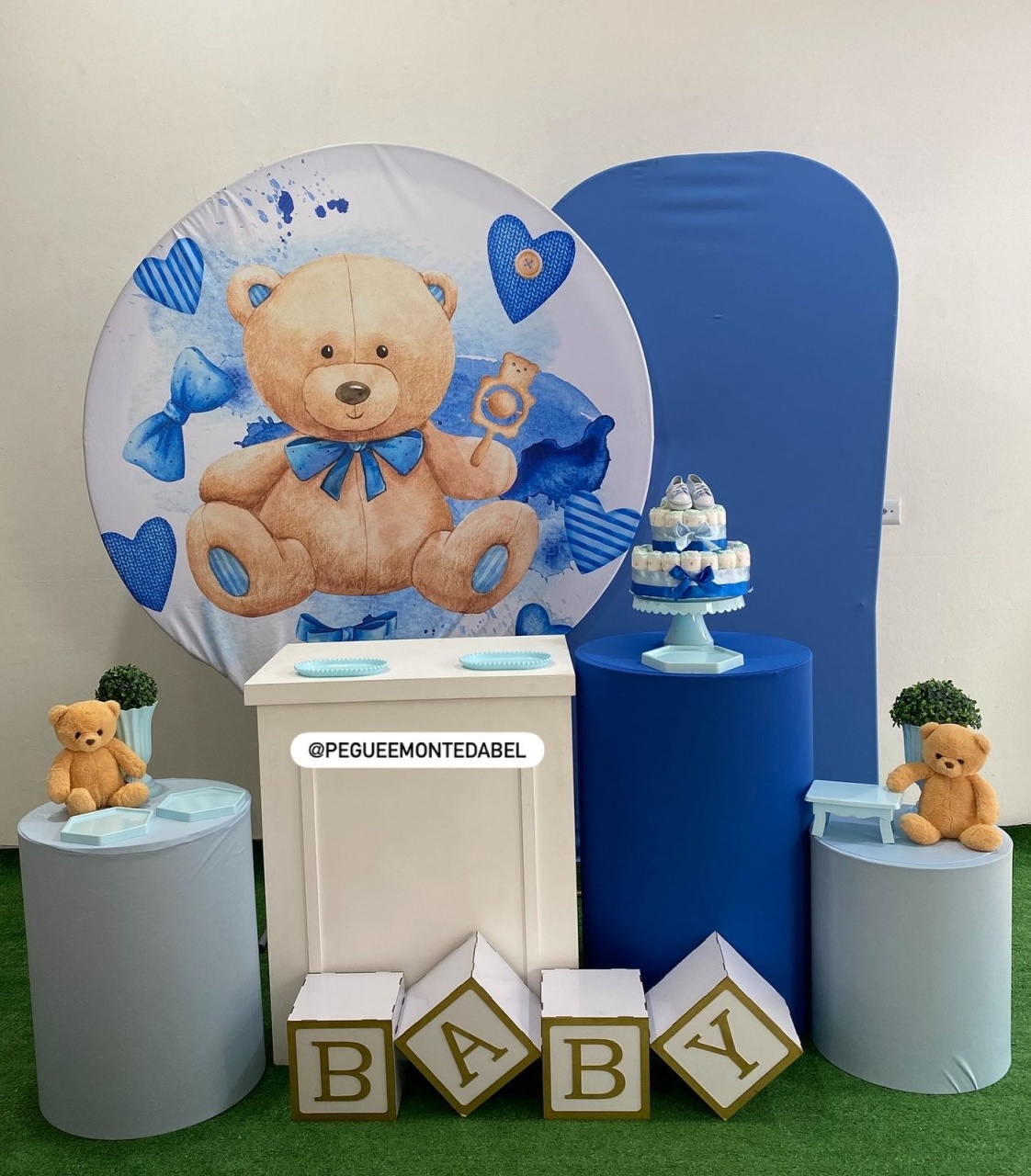 Chá de Bebê Urso Kit 4 - PEGUEEMONTEDABEL