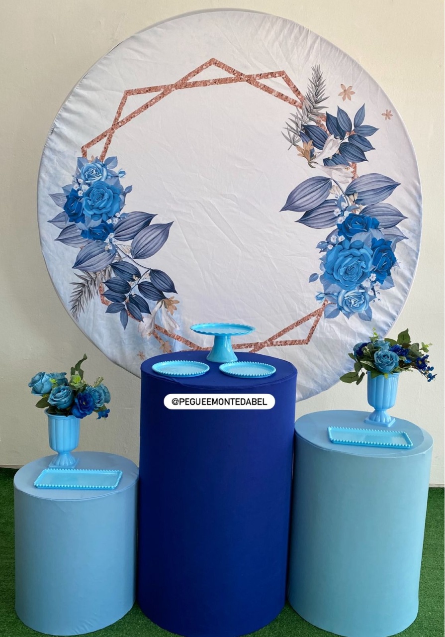 Adulto Floral Azul Kit 1  - PEGUEEMONTEDABEL