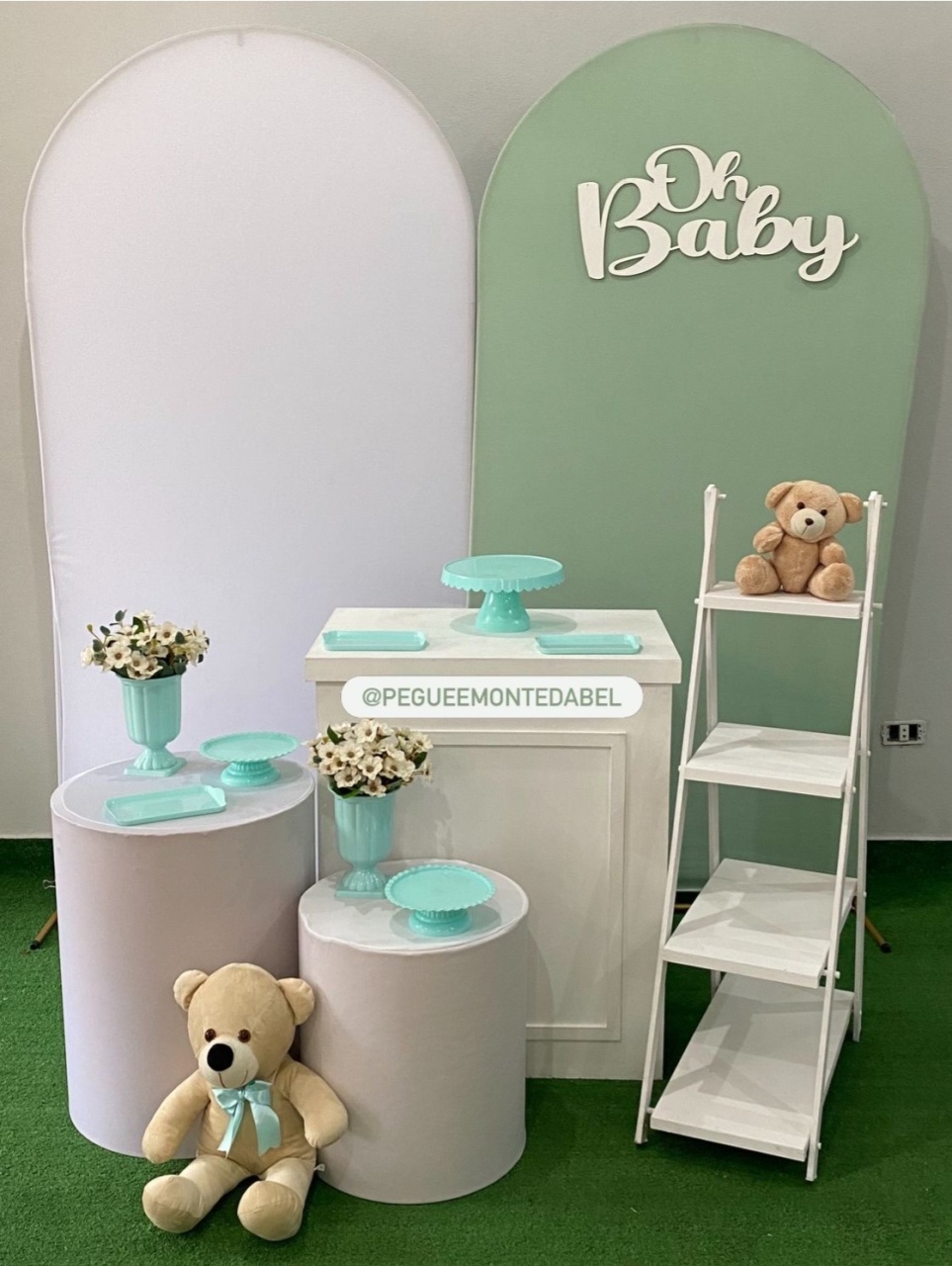 Chá de Bebê Verde Erva Doce  - PEGUEEMONTEDABEL