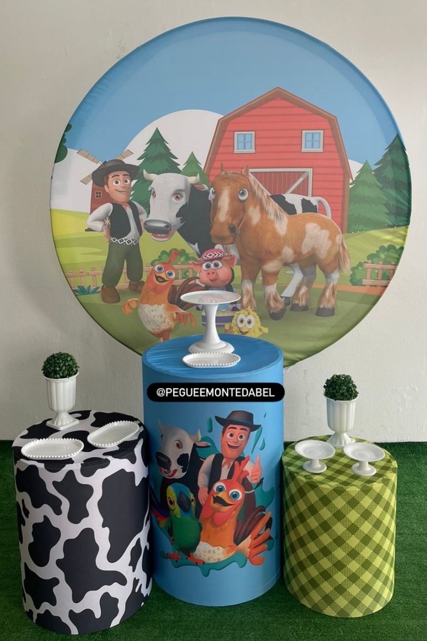 Tema Fazenda Zenon  Kit 1 - PEGUEEMONTEDABEL