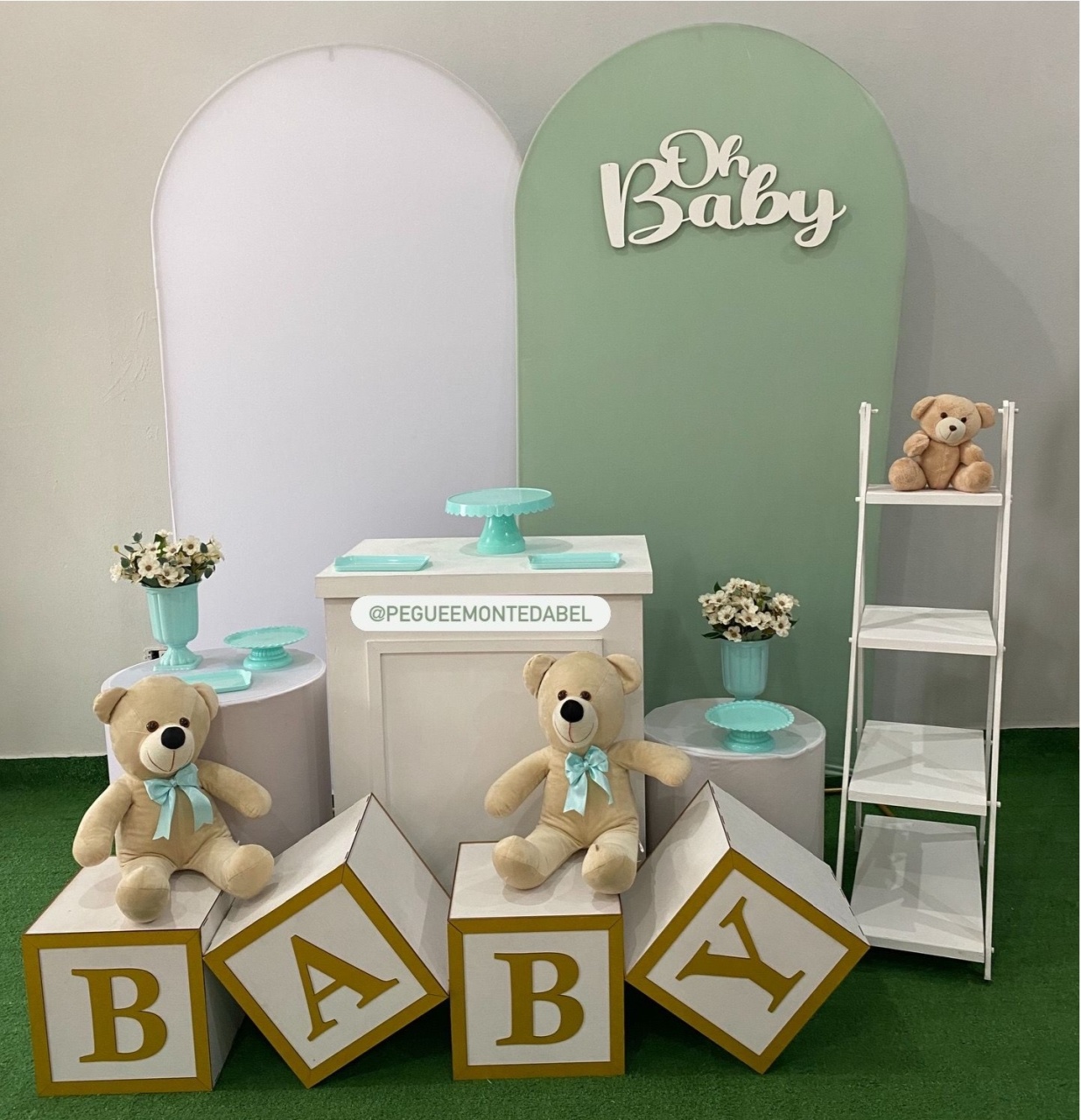 Chá de Bebê Verde Erva Doce  - PEGUEEMONTEDABEL