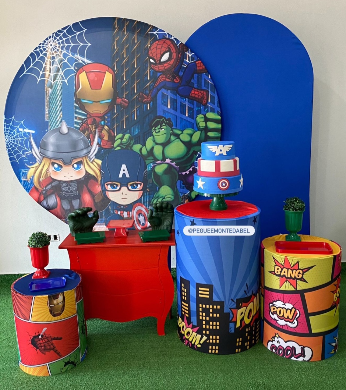 Tema Herois Baby Kit 4 - PEGUEEMONTEDABEL