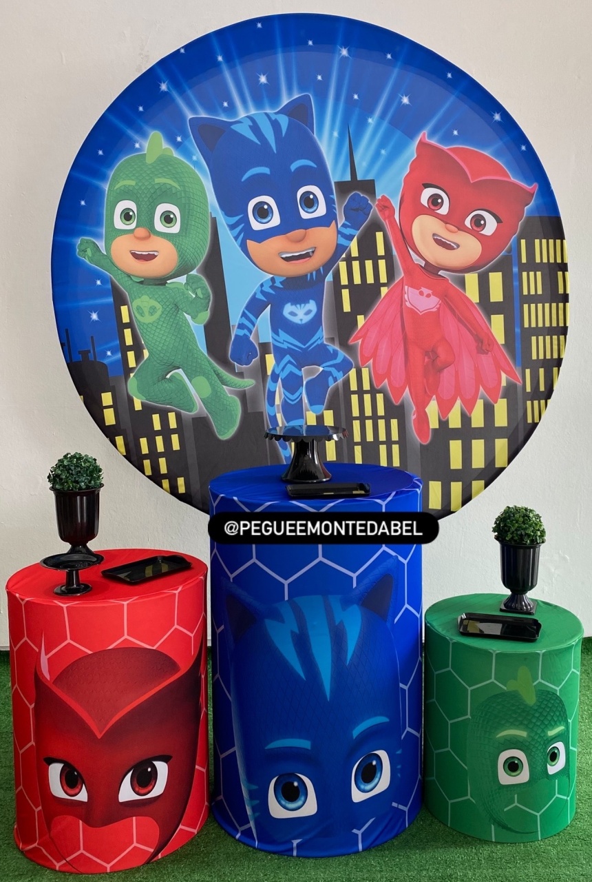 Tema Pjmasks  Kit 1  - PEGUEEMONTEDABEL