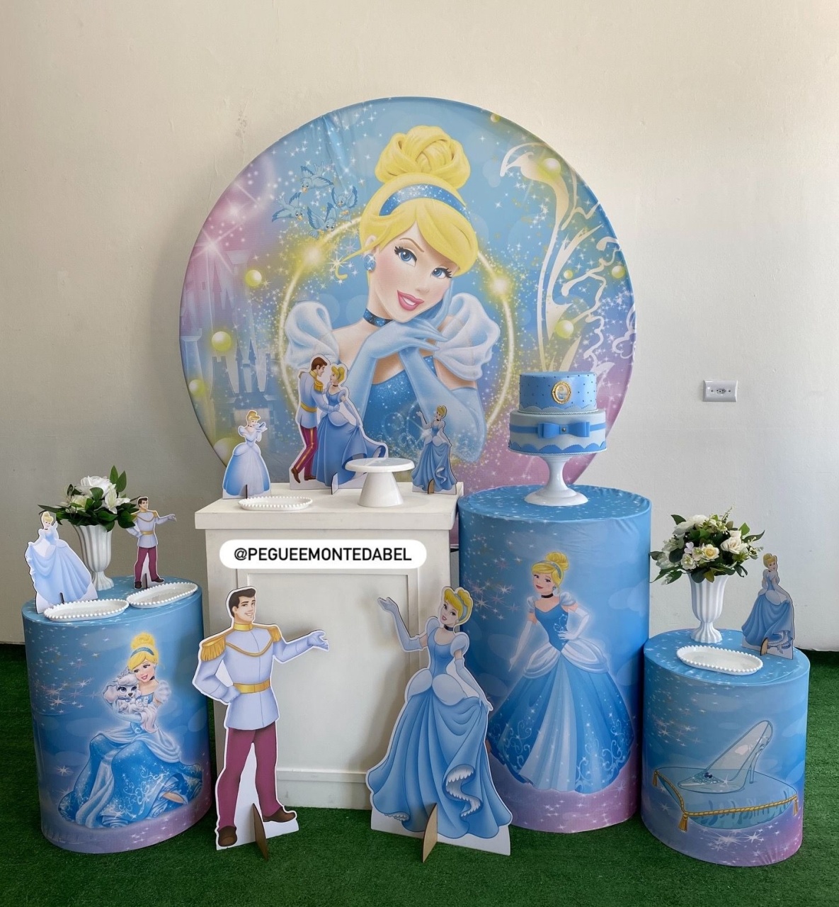 Tema Cinderela Kit 3  - PEGUEEMONTEDABEL