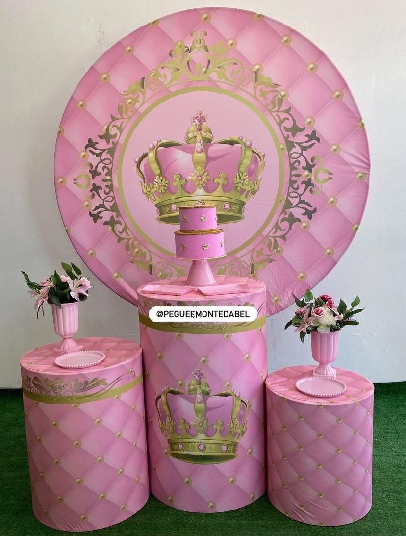 Tema Coroa Rosa Kit 2 - PEGUEEMONTEDABEL