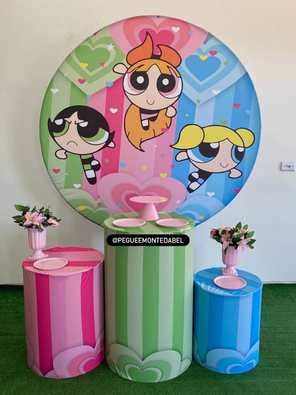 Tema Meninas Super Poderosas Kit 1  - PEGUEEMONTEDABEL