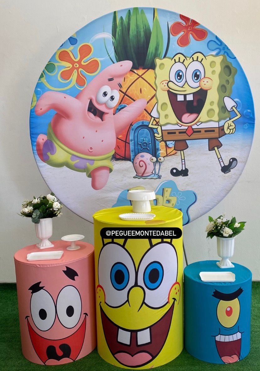 Bob Esponja E Patrick  Kit 1  - PEGUEEMONTEDABEL