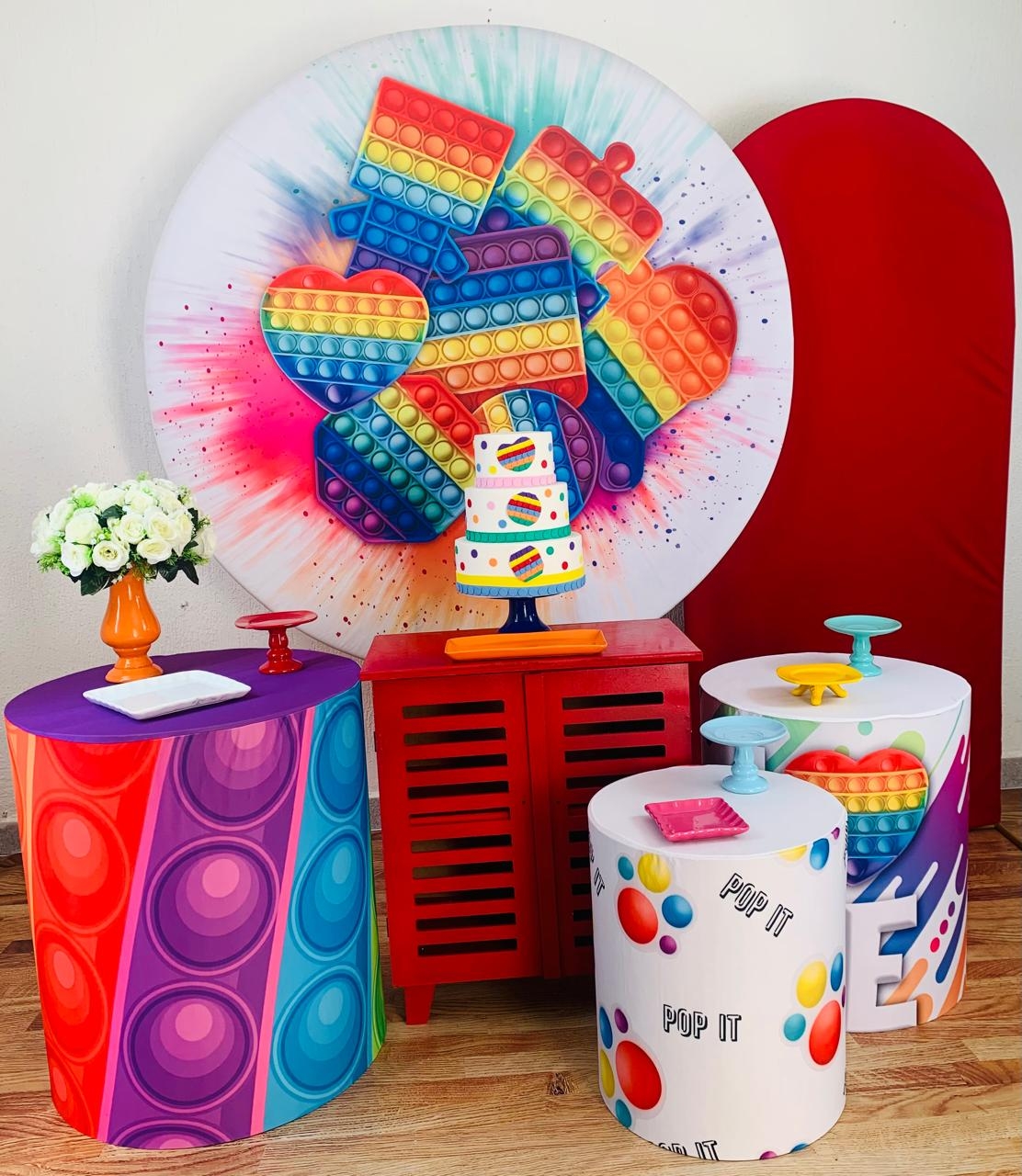 Kit Pegue E Monte Pop It (Diamante) - maya.locacoes