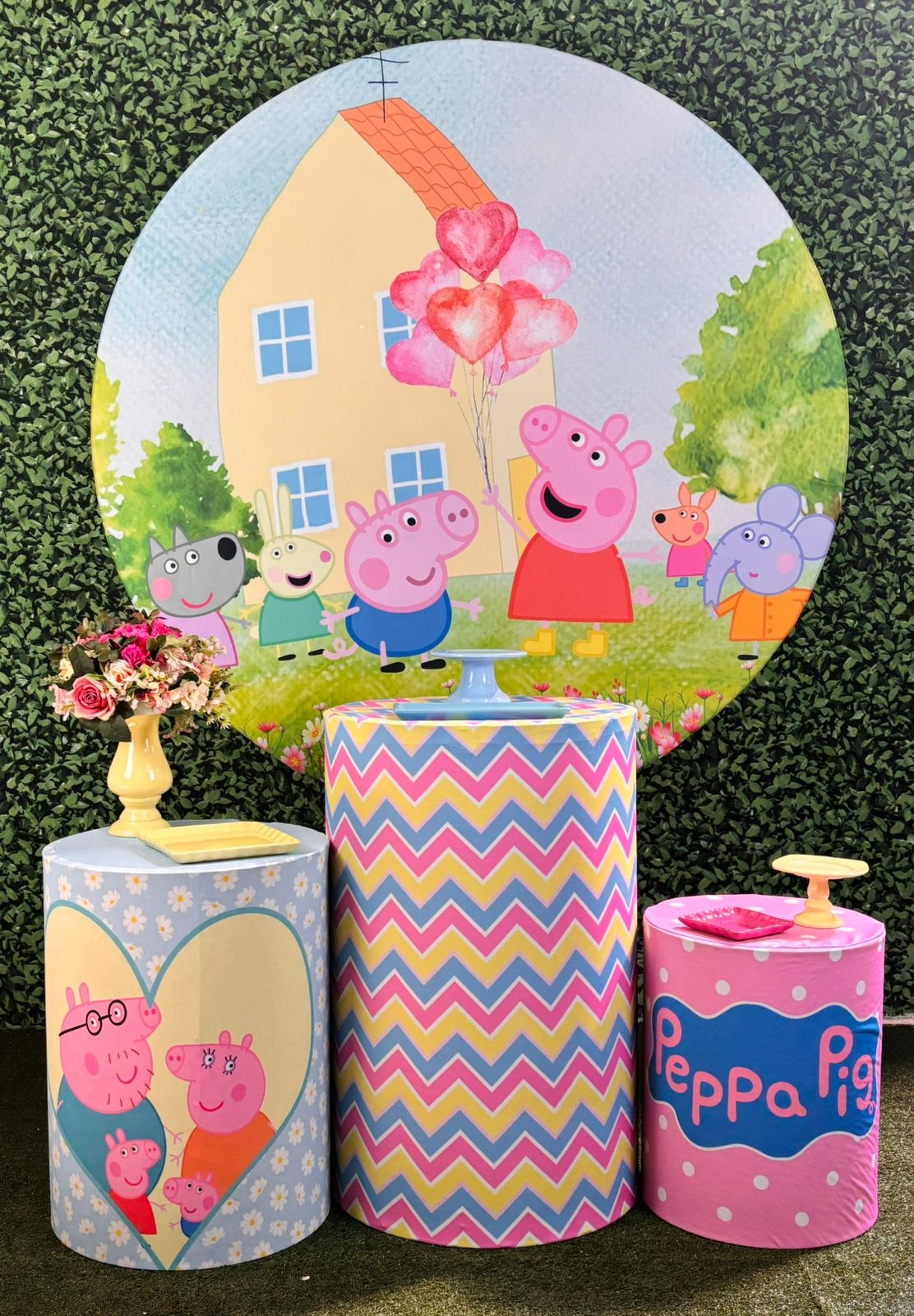 Kit Pegue E Monte Peppa Pig - Bronze - maya.locacoes