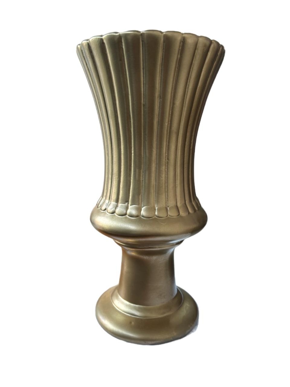 Vaso Dourado Grande - Vasos - maya.locacoes