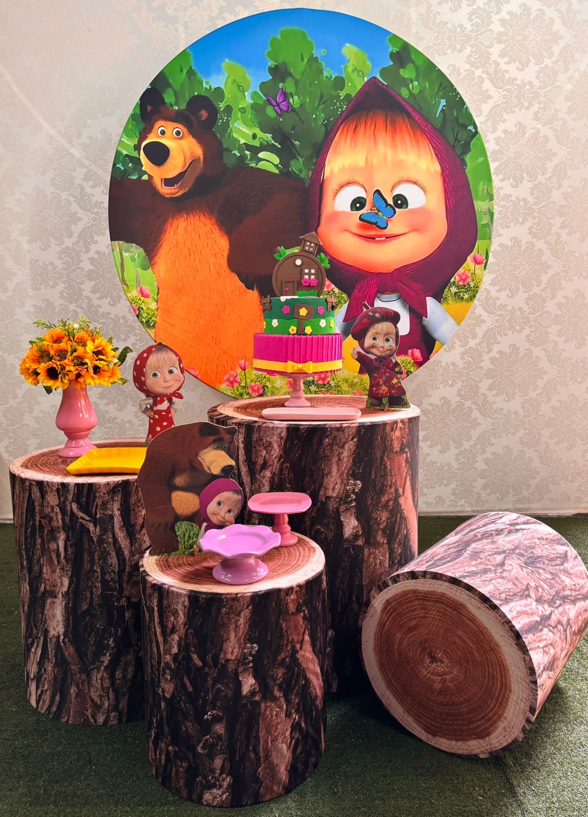 Kit Pegue E Monte Masha E O Urso - maya.locacoes