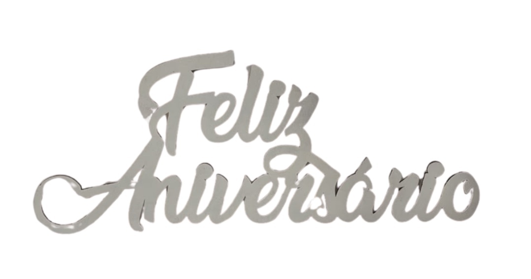 Display Feliz Aniversário - maya.locacoes