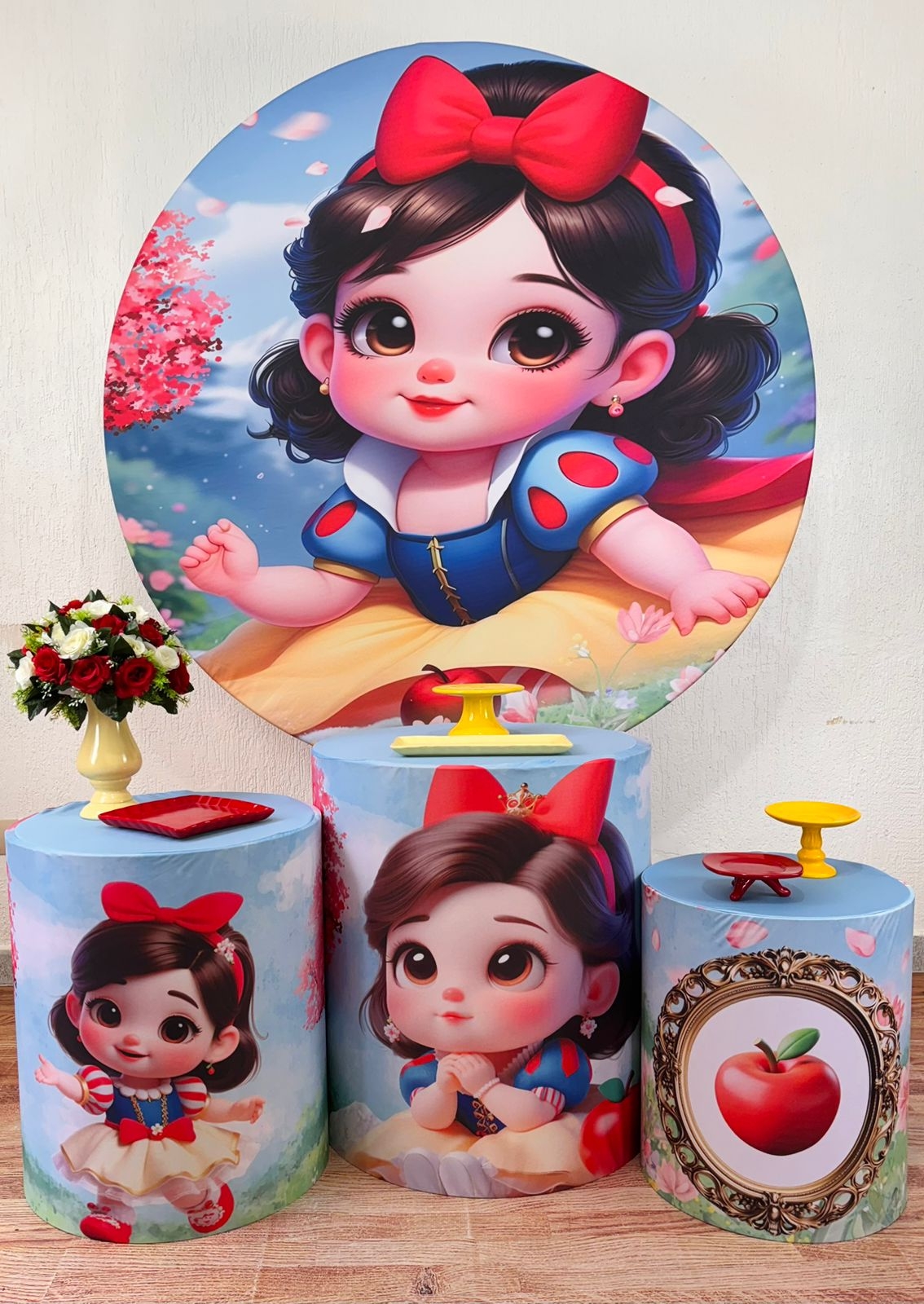 Kit Pegue E Monte Branca de Neve Cute (Bronze - maya.locacoes
