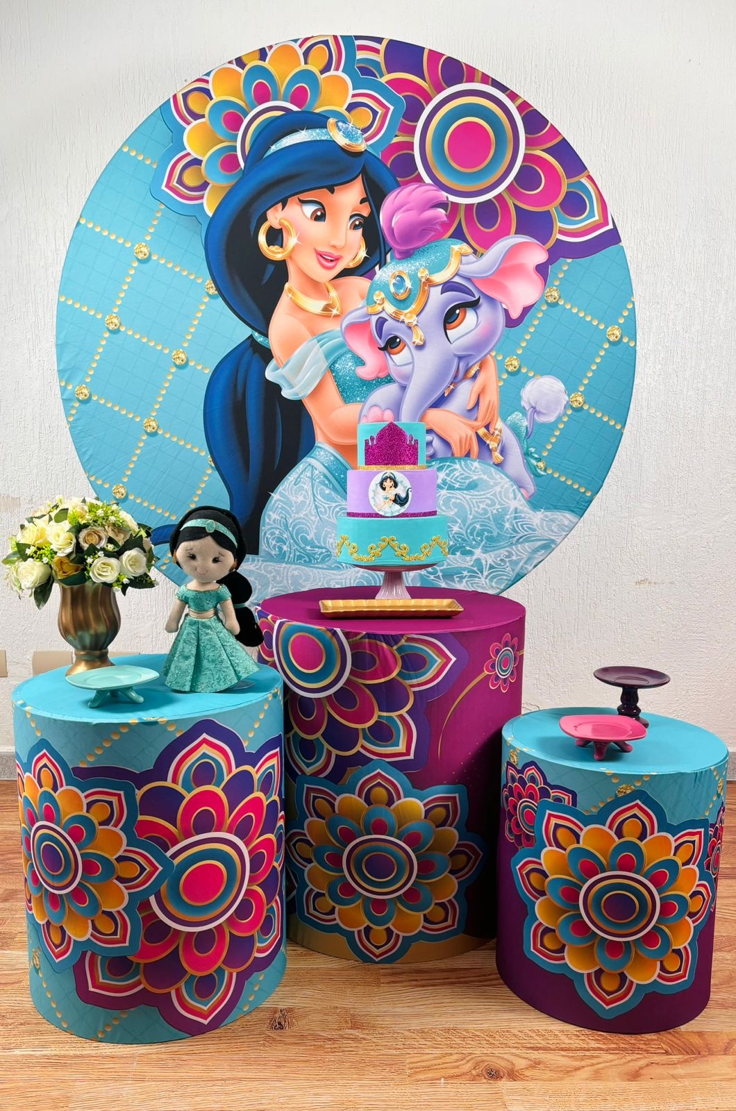 Kit Pegue E Monte Jasmine - Prata - maya.locacoes