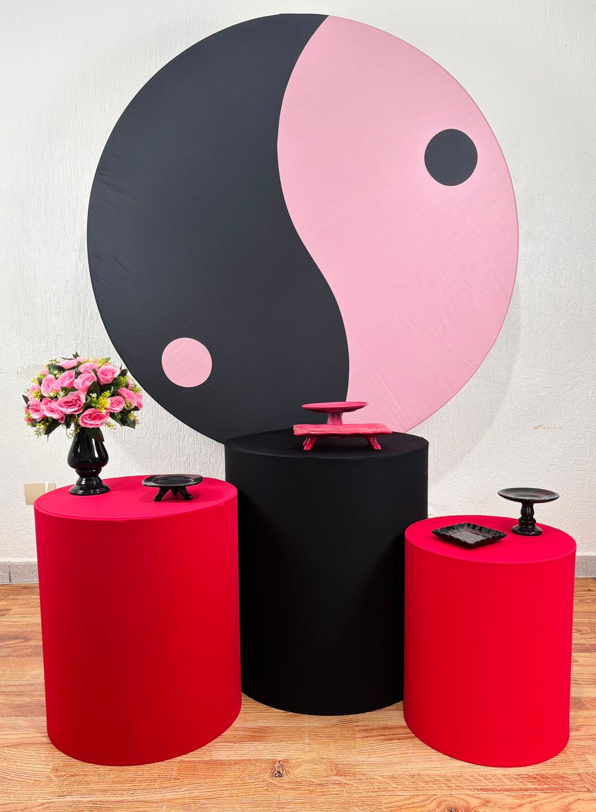Kit Pegue E Monte Black Pink 2 - Bronze - maya.locacoes