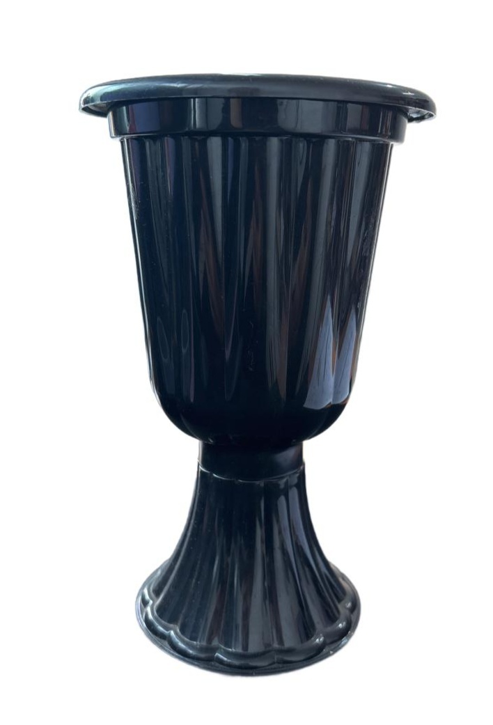 Vaso Preto Acrílico - maya.locacoes
