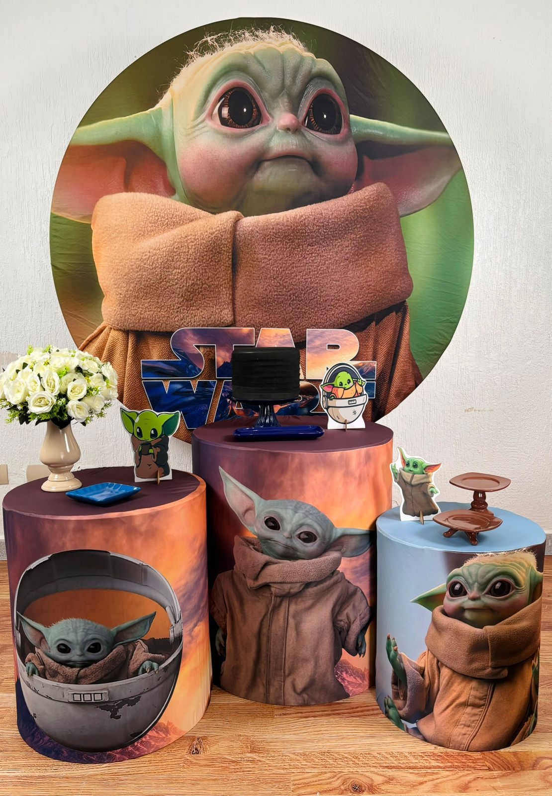Kit Pegue E Monte Baby Yoda (Prata) - maya.locacoes